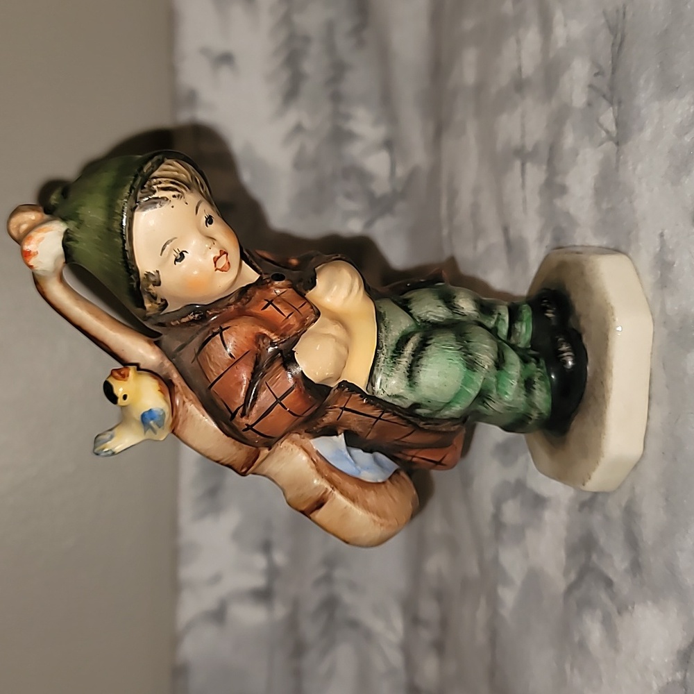 Vintage Friedel German Boy Figurine w/Cello